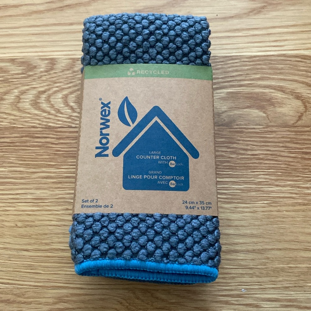 Norwex Large Countercloths 2 pack